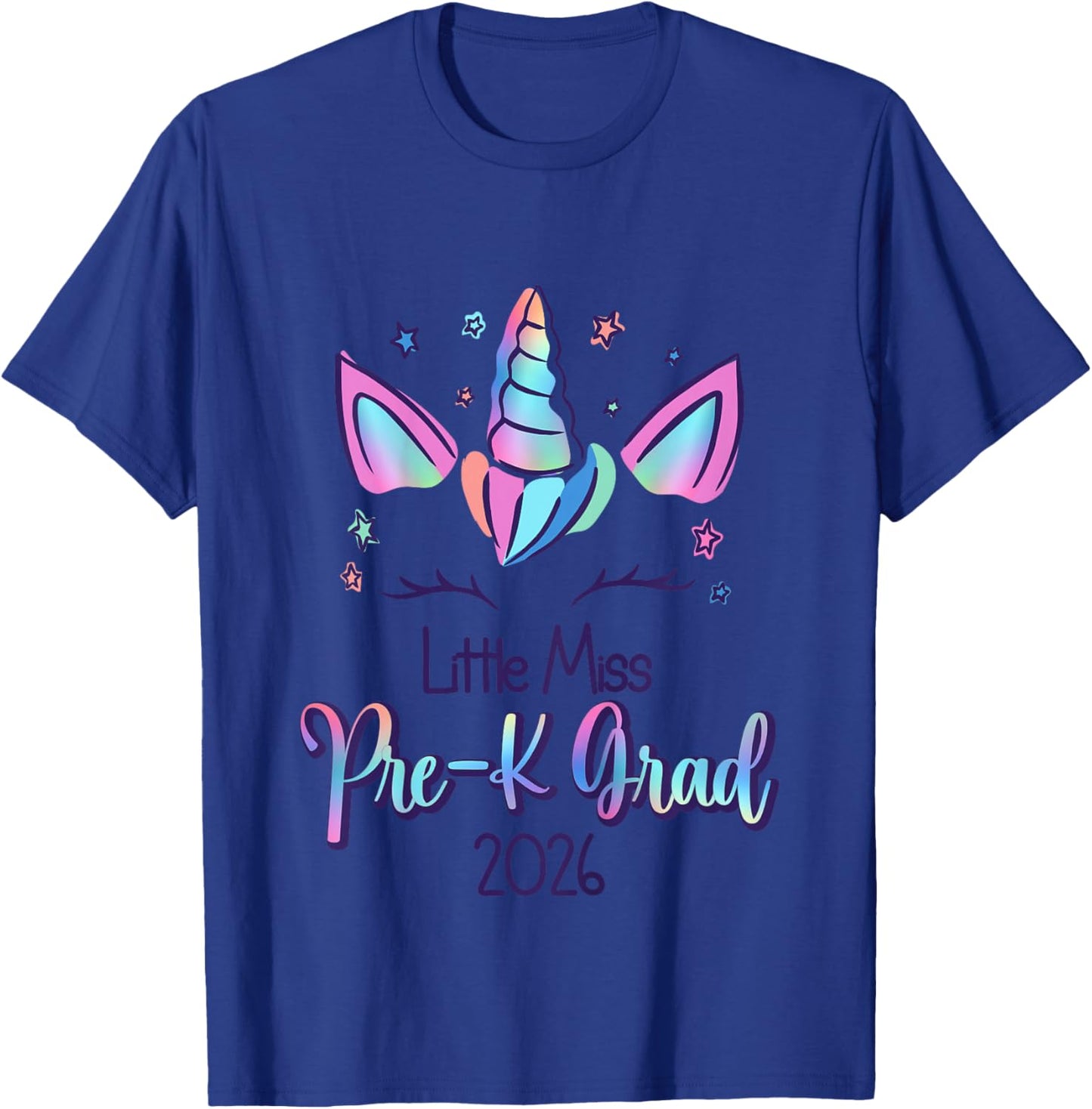Pre-K Grad 2026 Unicorn Prek Grad Preschool Graduation 2026 T-Shirt - T-Shirt | Royal