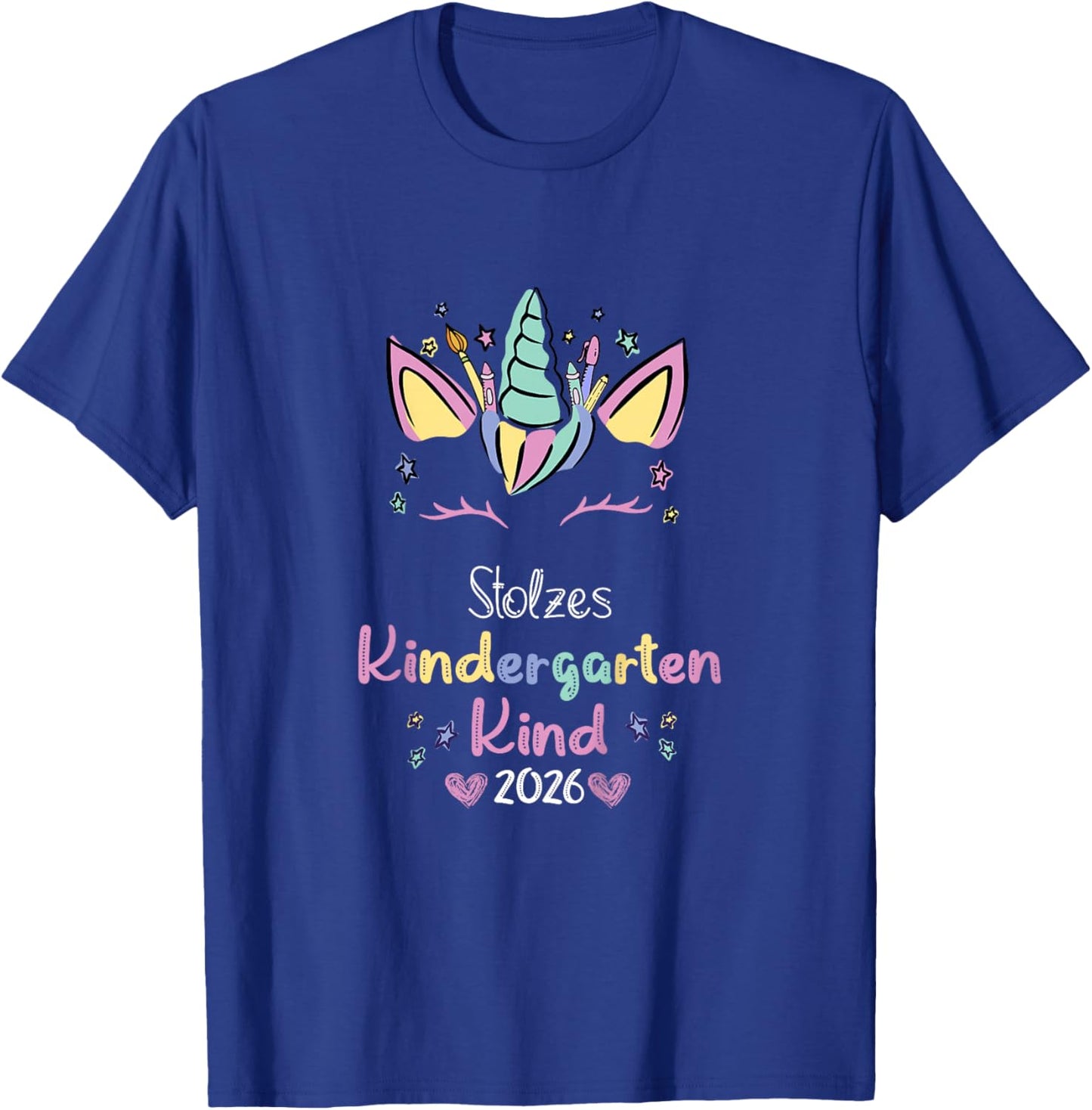 Stolzes Kindergartenkind 2026 Kindergarten & Kita Mädchen T-Shirt - T-Shirt | Royal