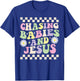 Chasing Babies And Jesus Groovy T-Shirt - T-Shirt | Royal