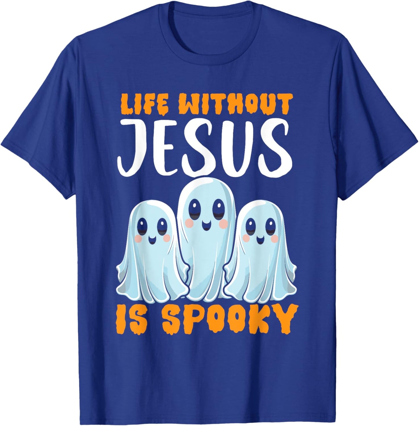 Christian Halloween Jesus Christ Trick Or Treat Christianity T-Shirt - T-Shirt | Royal