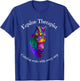 Equine Therapist Calming Horse Riding Therapy Soul Colorful T-Shirt - T-Shirt | Royal