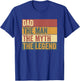 Funny Dad Legend Saying T-Shirt - T-Shirt | Royal