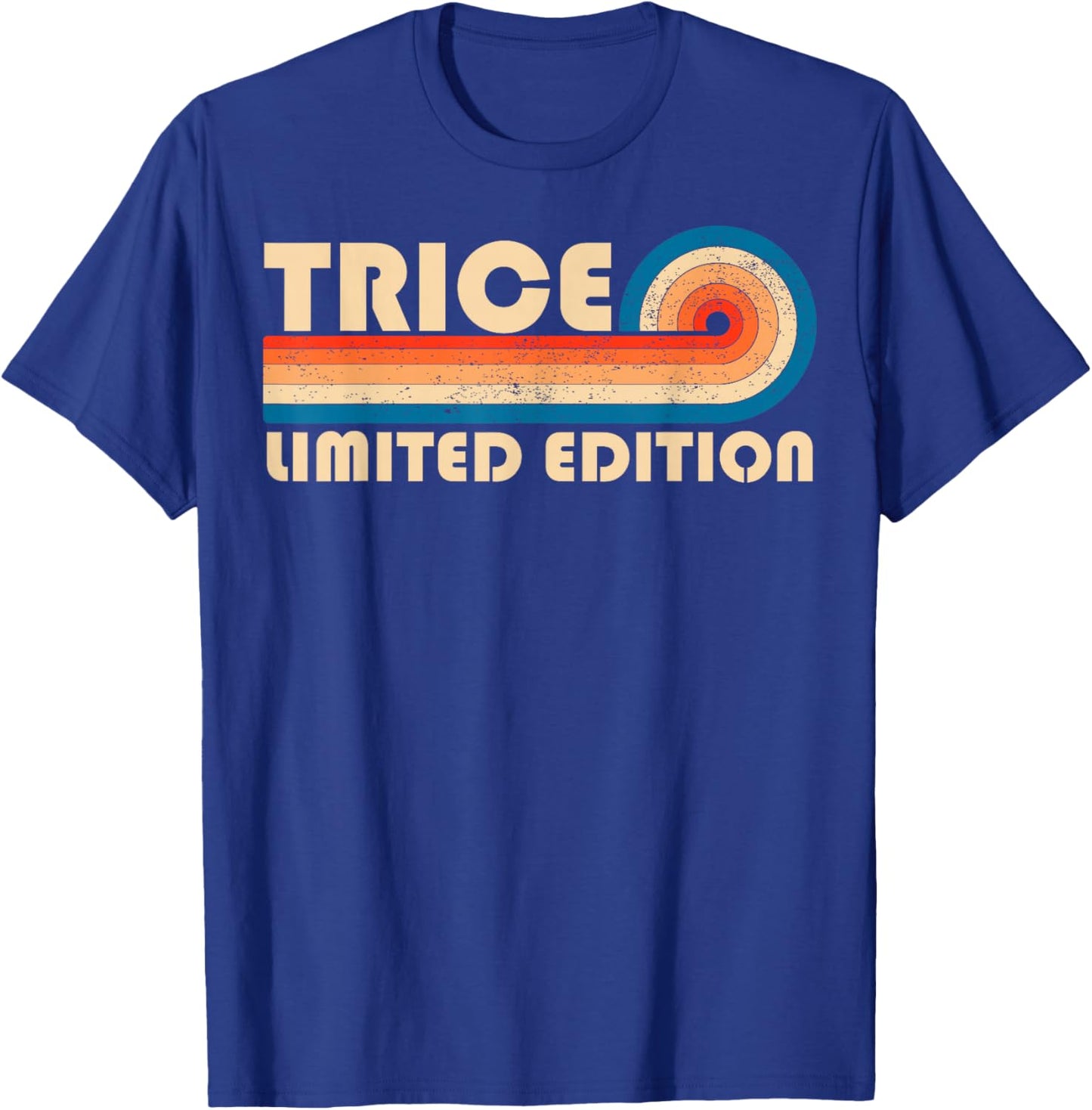 TRICE Surname Retro Vintage 80s 90s Birthday Reunion T-Shirt - T-Shirt | Royal