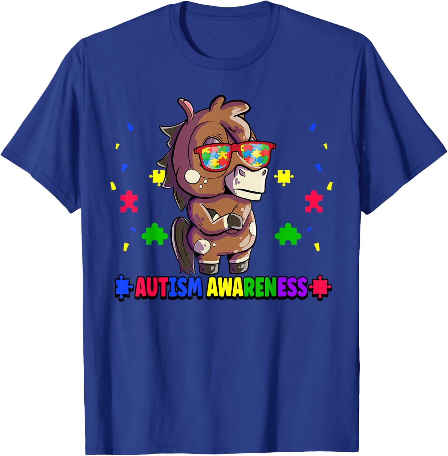 Autism Awareness T-Shirt - T-Shirt | Royal