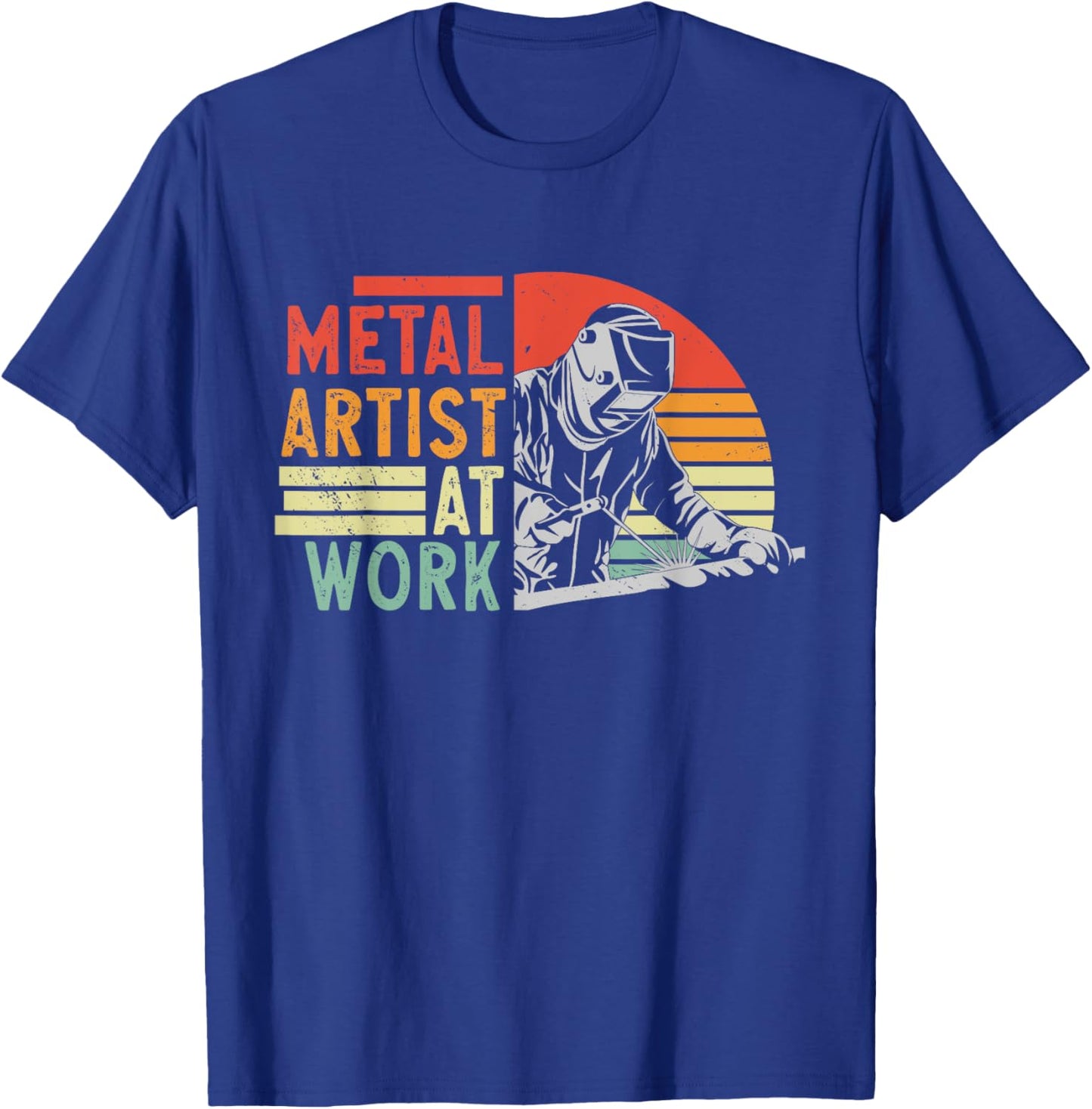 Welder Welding Metal Worker T-Shirt - T-Shirt | Royal