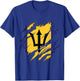 Flag Identity Pride Heritage Barbados T-Shirt - T-Shirt | Royal