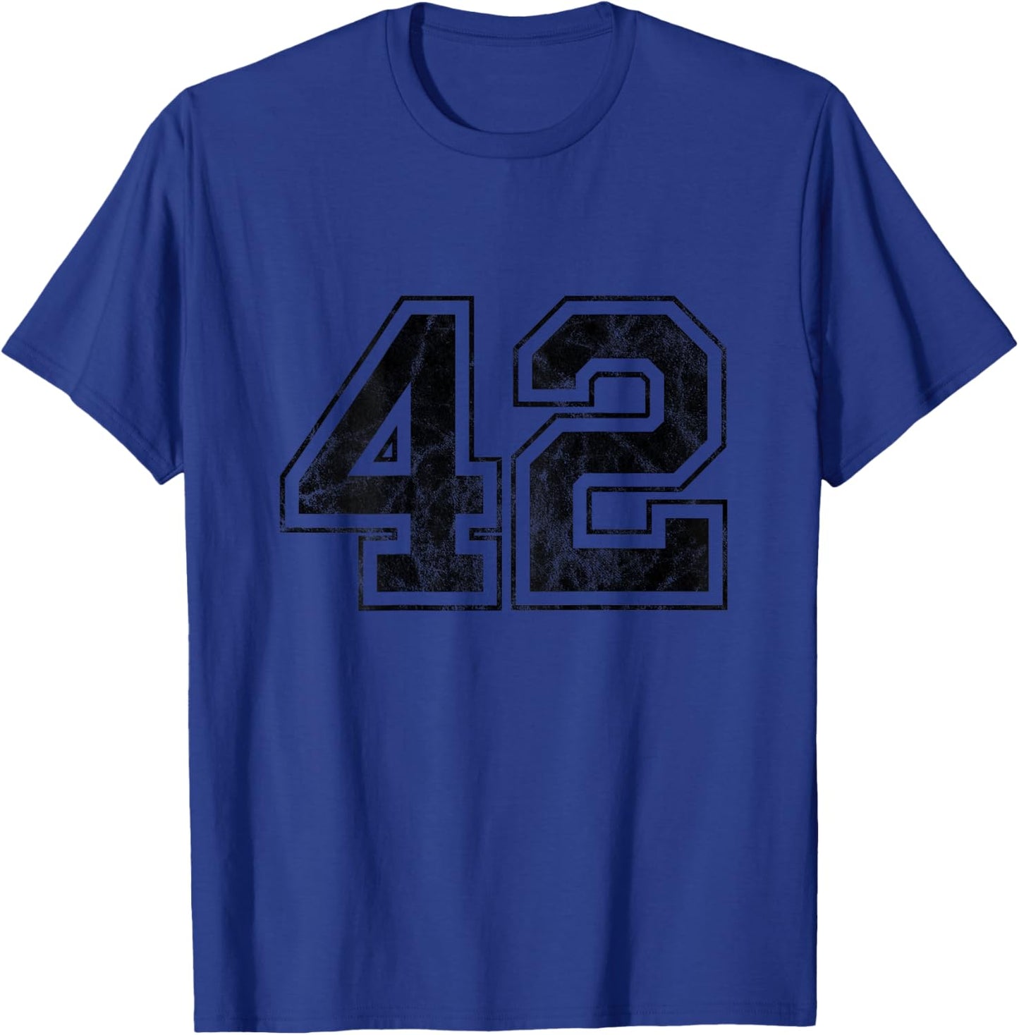 Number 42 on the back T-Shirt - T-Shirt | Royal
