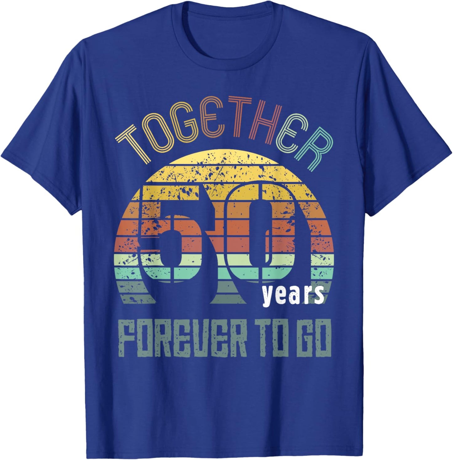 50th Years Wedding Anniversary Gifts For Couples Cool Fifty T-Shirt - T-Shirt | Royal