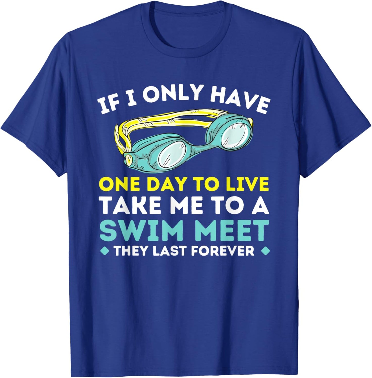 Take Me To A Swim Meet - Swimming Swimmer Water Sports T-Shirt - T-Shirt | Royal