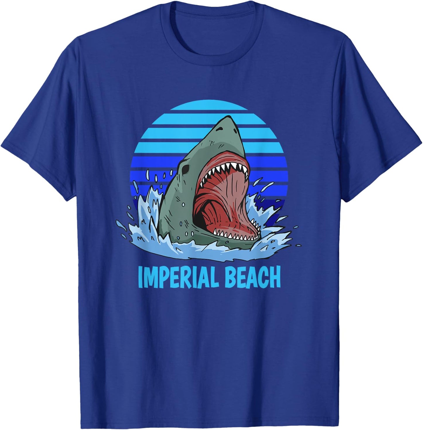 Imperial Beach Vacation Shark Theme Women Girls Kids T-Shirt - T-Shirt | Royal