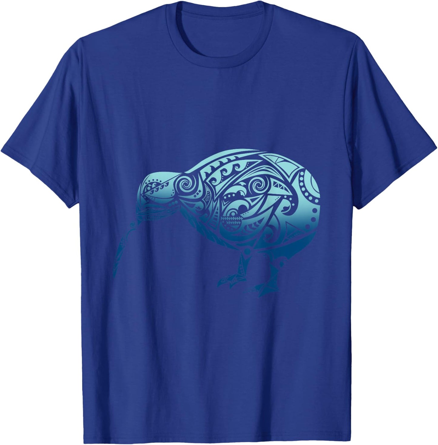 Polynesia Maori Kiwi Bird Ocean Blue New Zealand Souvenir T-Shirt - T-Shirt | Royal