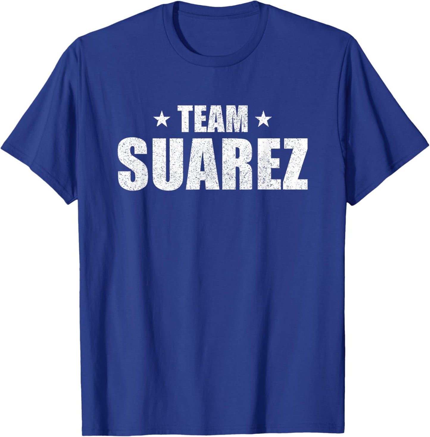 Suarez Last Name American Hispanic Mexican Spanish Family T-Shirt - T-Shirt | Royal