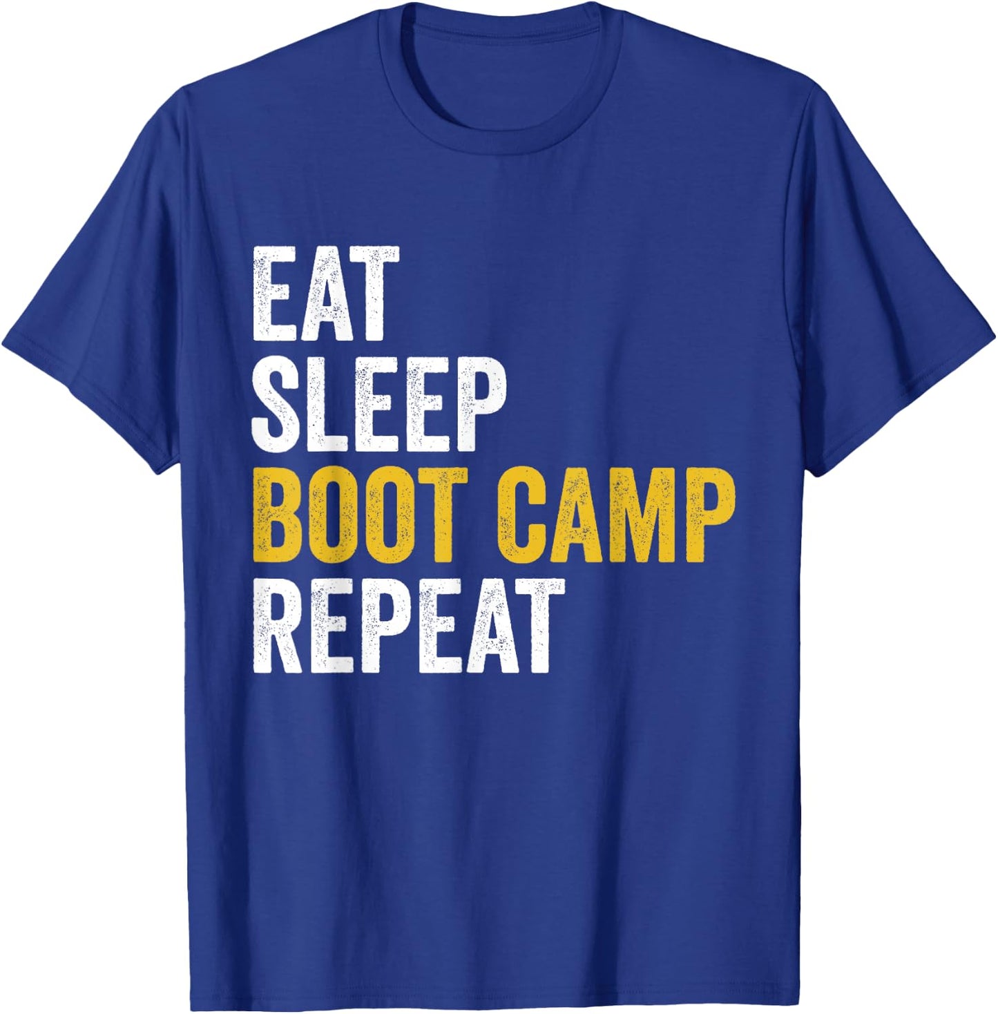 Boot Camp Military Bootcamp Fitness T-Shirt - T-Shirt | Royal