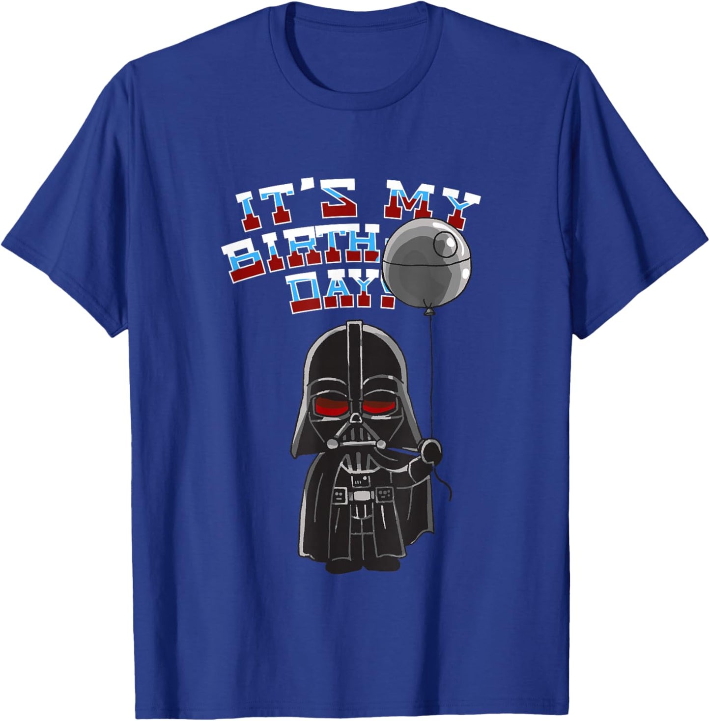 Star Wars Darth Vader Balloon Boy It's My Birthday T-Shirt - T-Shirt | Royal