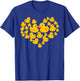 Funny Rubber Duck Gift Women Cool Rubber Ducks Heart T-Shirt - T-Shirt | Royal