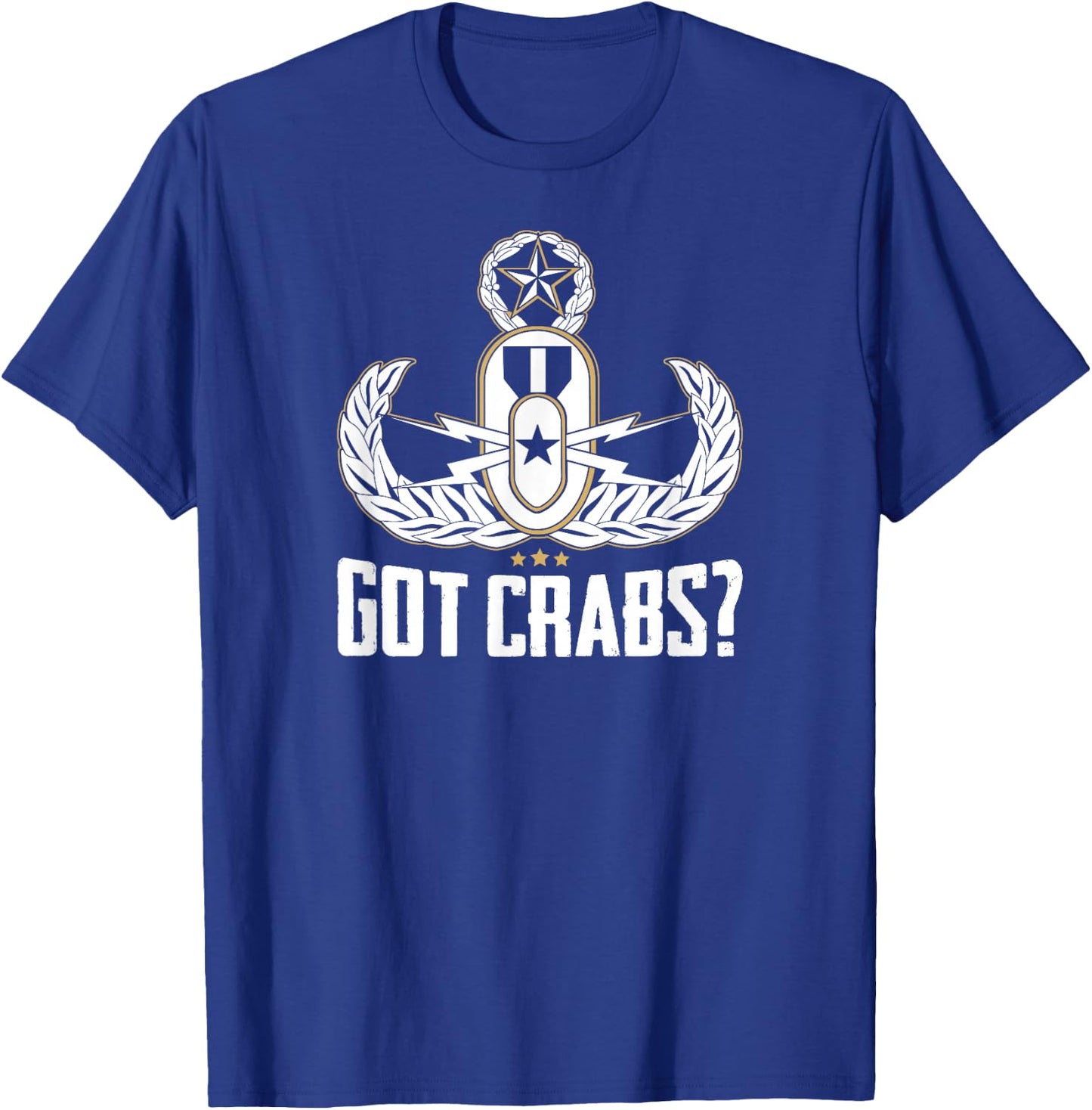 EOD Tech Funny Master Blaster EOD Badge T-Shirt - T-Shirt | Royal