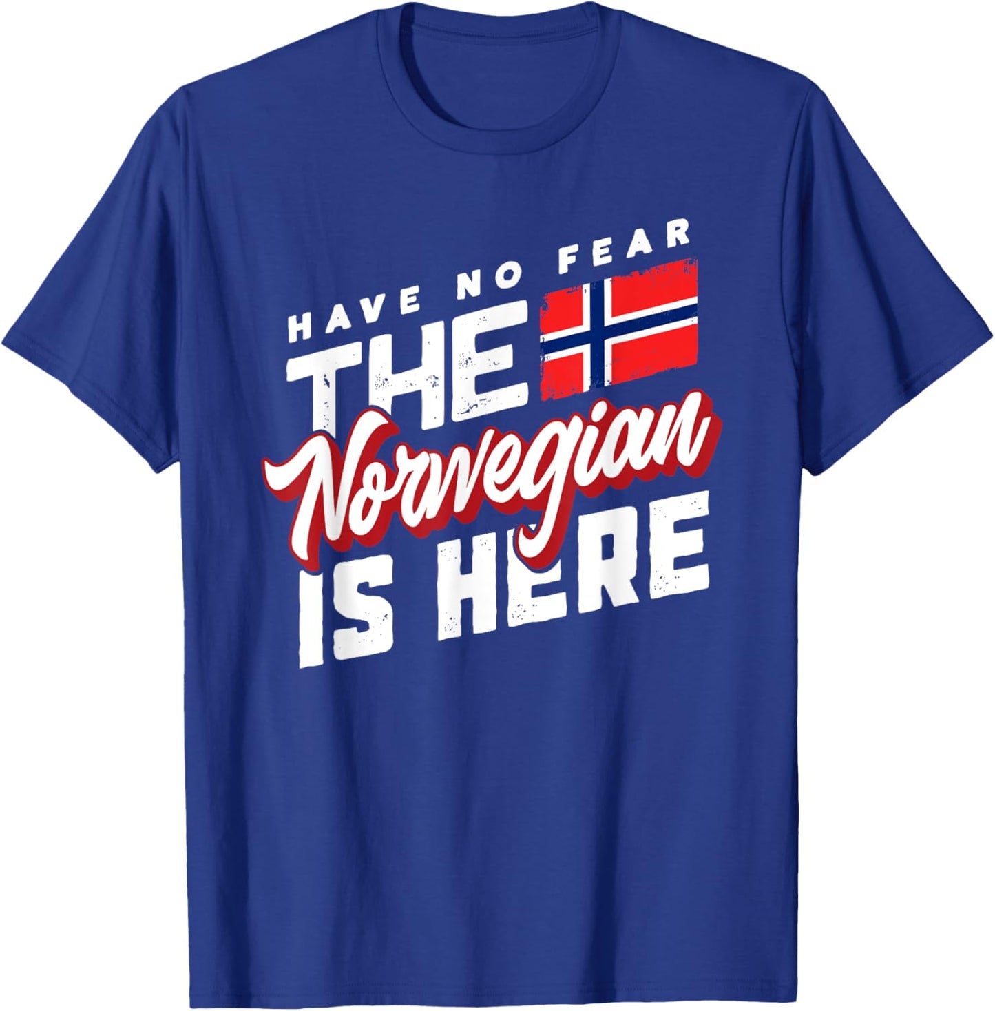 Have No Fear The Norwegian Is Here - Funny Herriatge Gift T-Shirt - T-Shirt | Royal