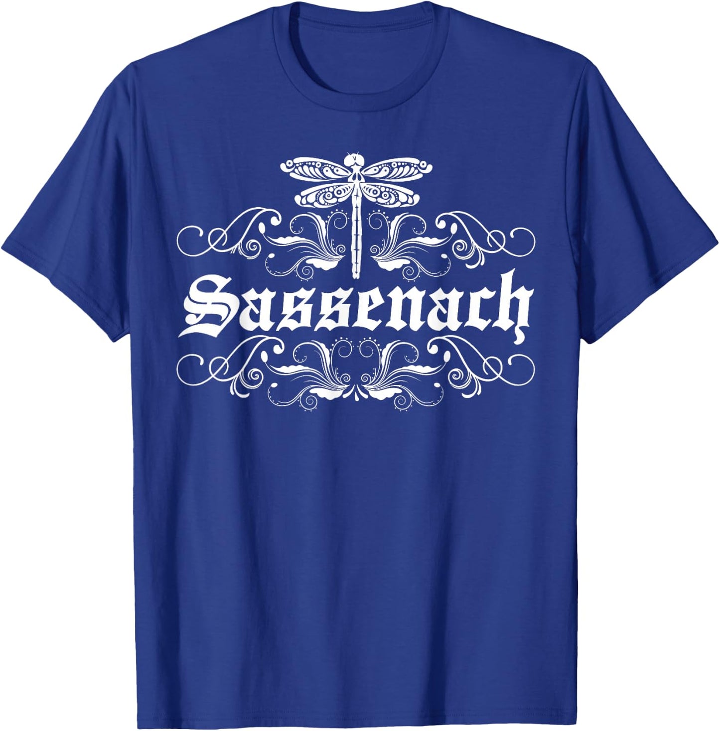Sassenach Outlander Gaelic Dragonfly Men's and Women's T-Shirt - T-Shirt | Royal