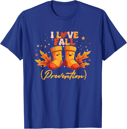 Groovy Retro I Love Fall (Prevention) Safety Nurse Halloween