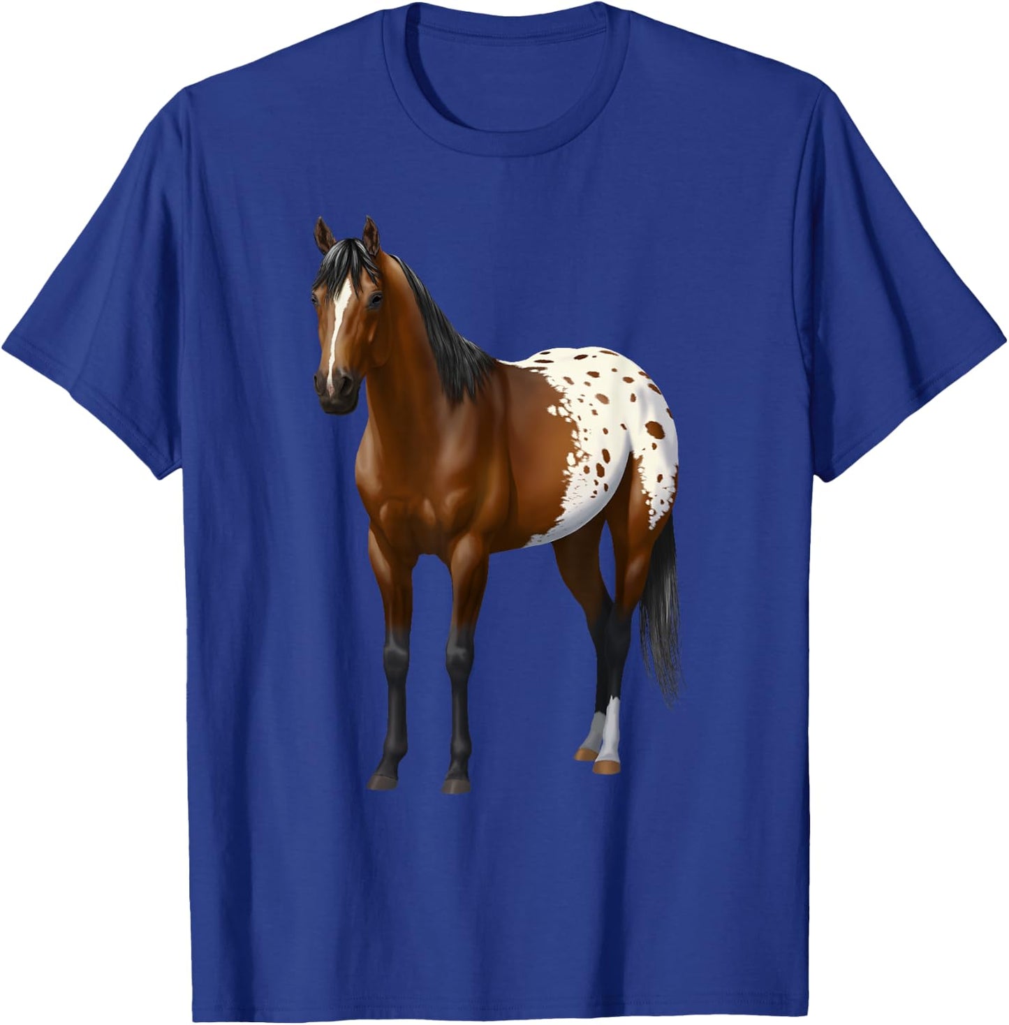 Beautiful Brown Bay Appaloosa Horse Lover Gift T-Shirt - T-Shirt | Royal