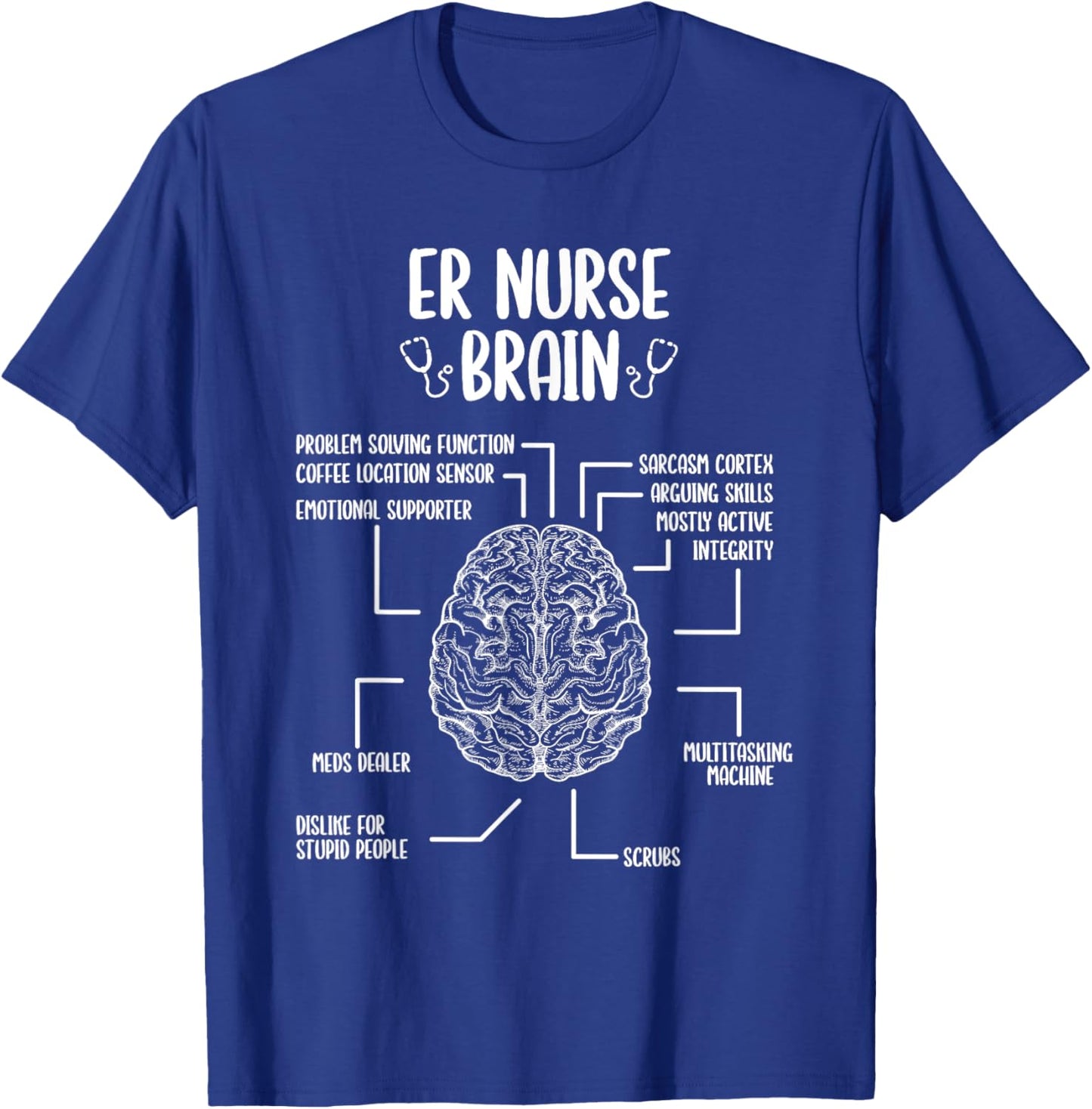 Emergency Room Nurse Essentials ER Nurse Accessoires T-Shirt - T-Shirt | Royal