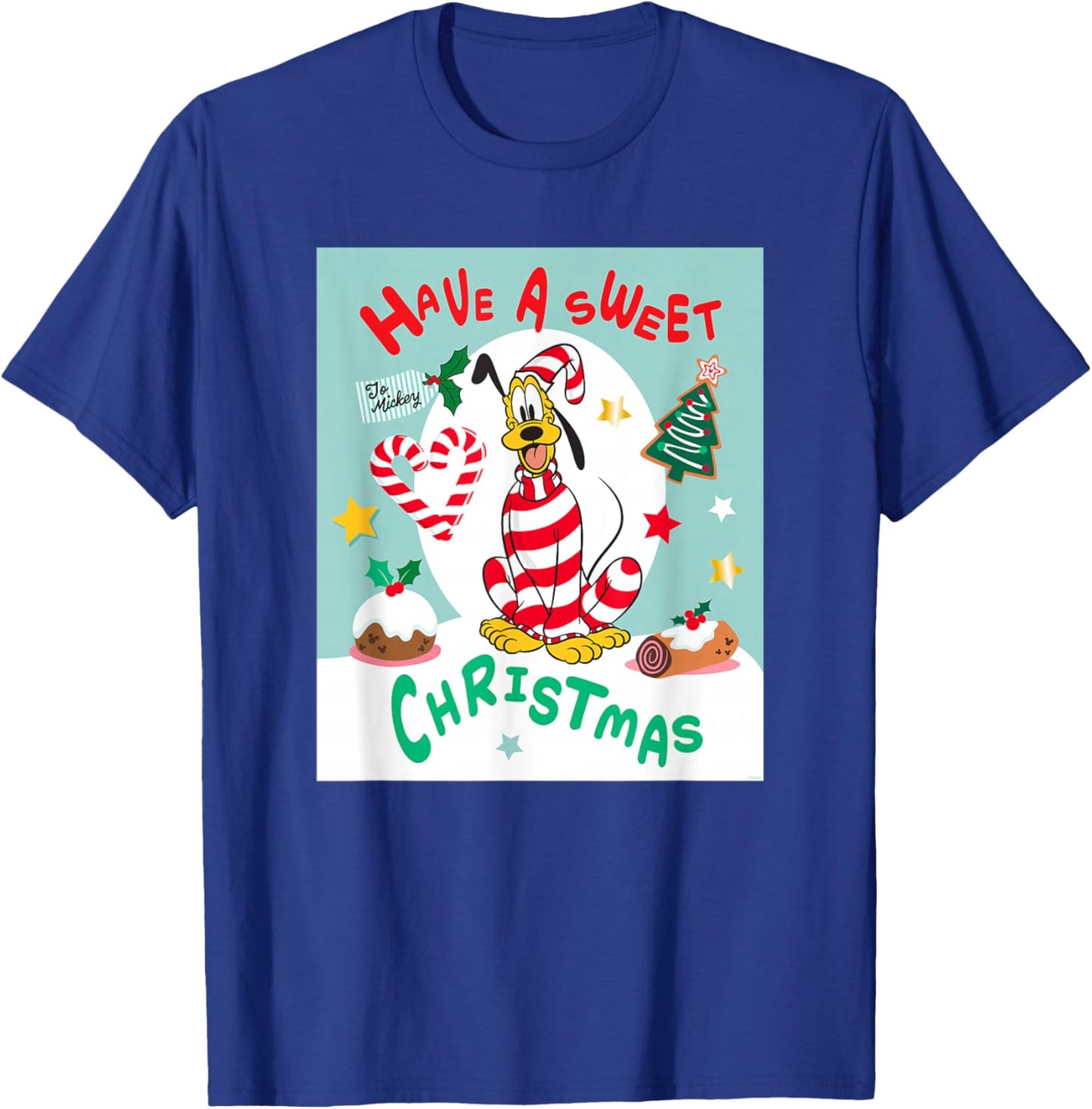 Disney Pluto Holiday Costume Have a Sweet Christmas T-Shirt - T-Shirt | Royal