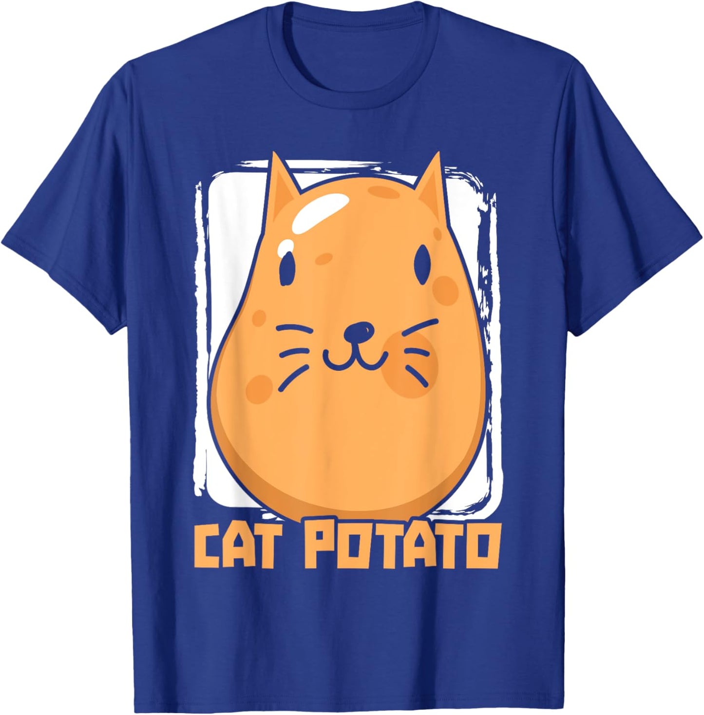 Cat Potato Cat Owner Potato Lover French Fries Potatoes Women Girls Kids T-Shirt - T-Shirt | Royal