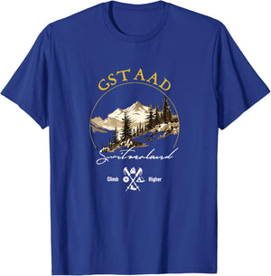 Gstaad Retro Vintage Apparel - Gstaad Souvenir T-Shirt - T-Shirt | Royal