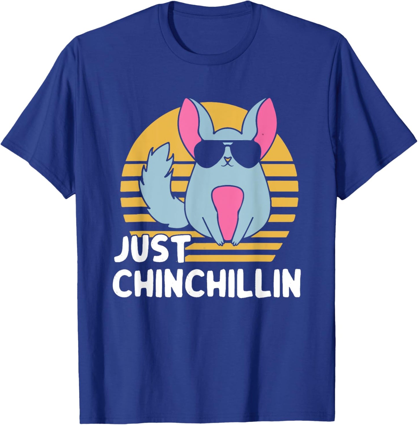 Just Chinchillin Pet Lover Animal Vintage T-Shirt - T-Shirt | Royal