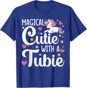 Feeding G Tube Covers for Girls Gtube Accessories for Babies T-Shirt - T-Shirt | Royal