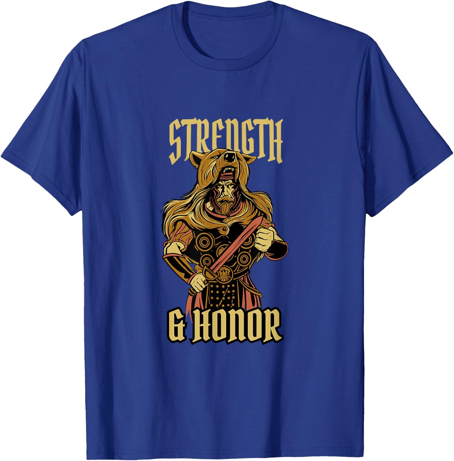 Roman Empire Legionary Centurion Legion Strength And Honor T-Shirt - T-Shirt | Royal