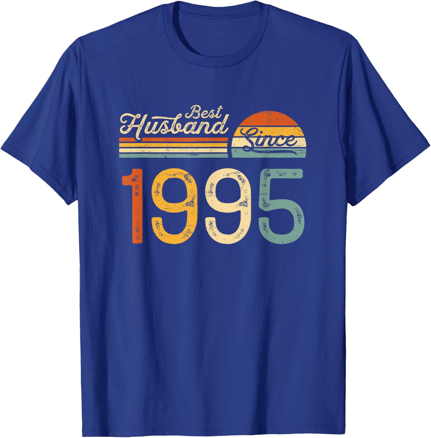30th wedding anniversary 30 years - Best Husband Since 1995 T-Shirt - T-Shirt | Royal
