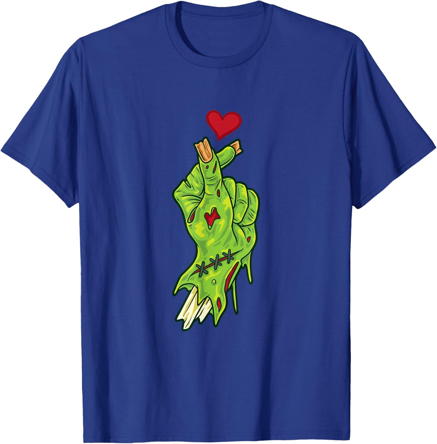Chopped Off Zombie Hand Heart - KPop Lover's Halloween T-Shirt - T-Shirt | Royal