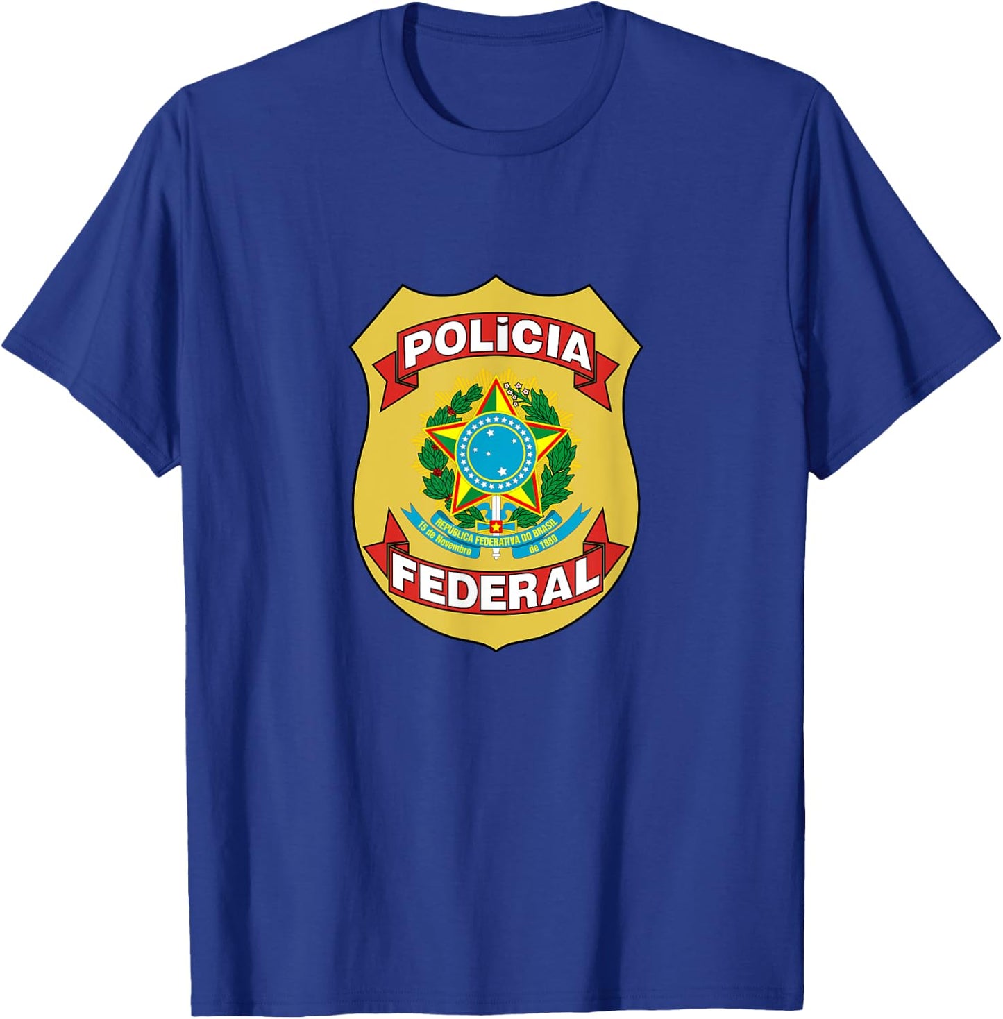Policia Federal do Brasil T-Shirt - T-Shirt | Royal