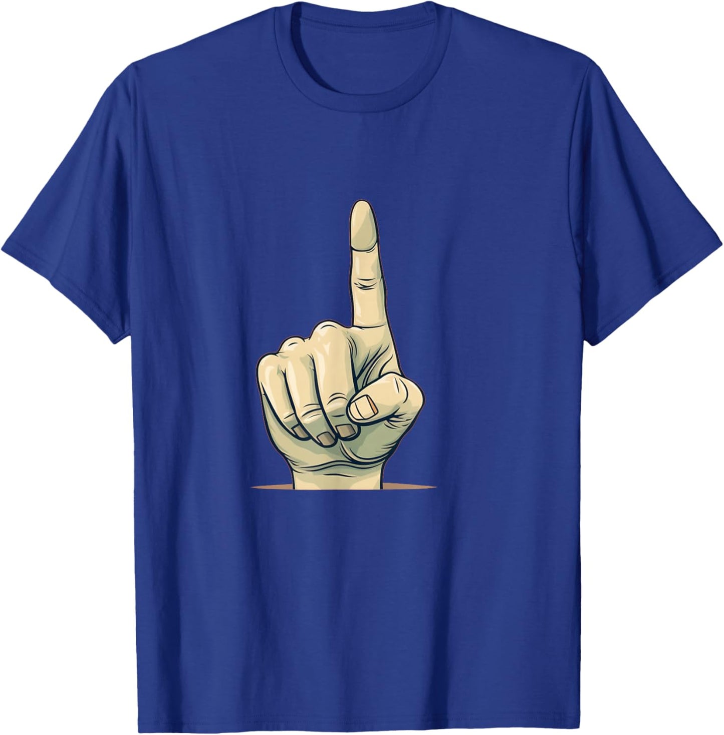 Funny index finger costume for forefinger lovers T-Shirt - T-Shirt | Royal