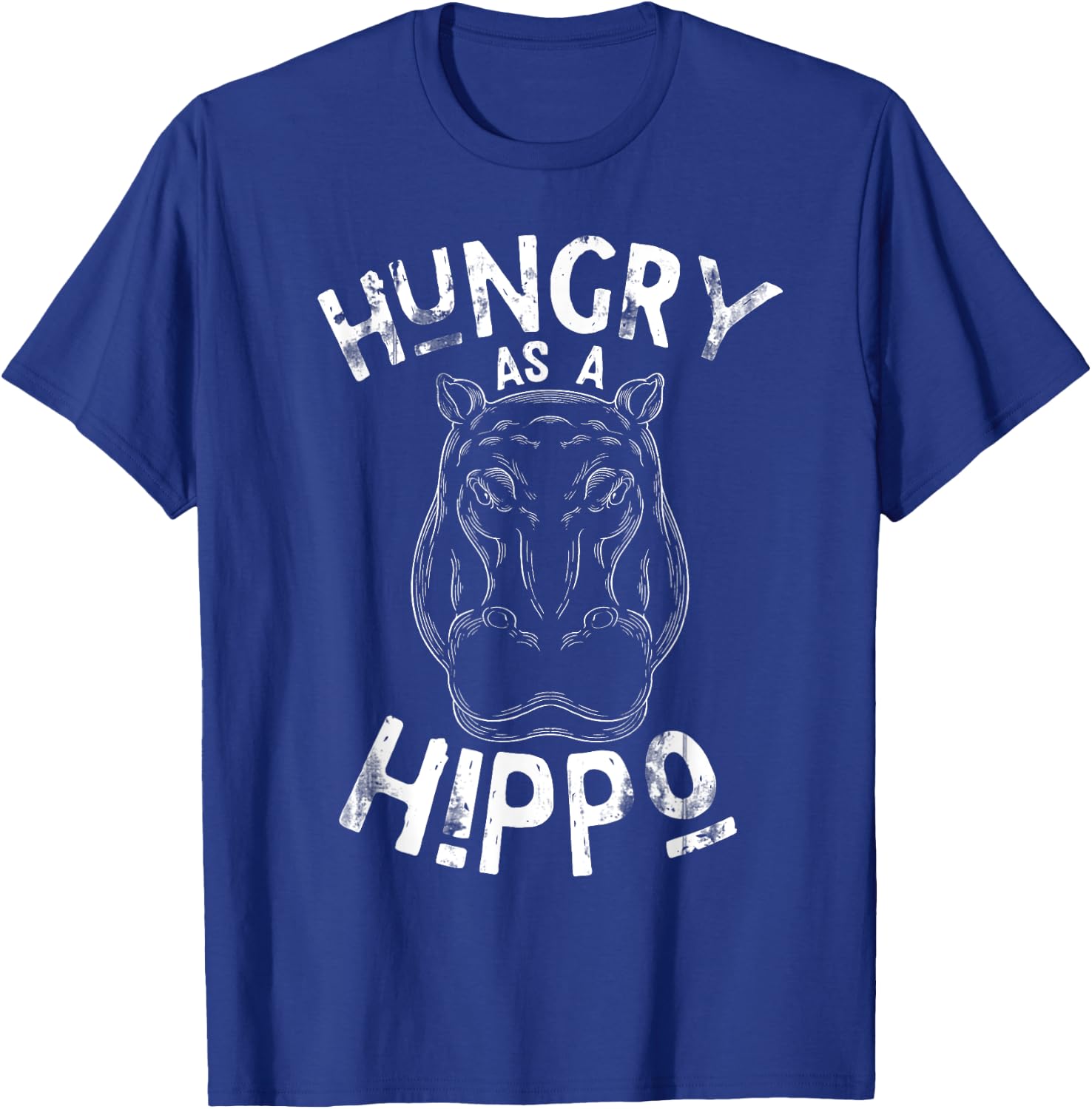 Hungry As A Hippo T-Shirt - T-Shirt | Royal