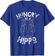 Hungry As A Hippo T-Shirt - T-Shirt | Royal