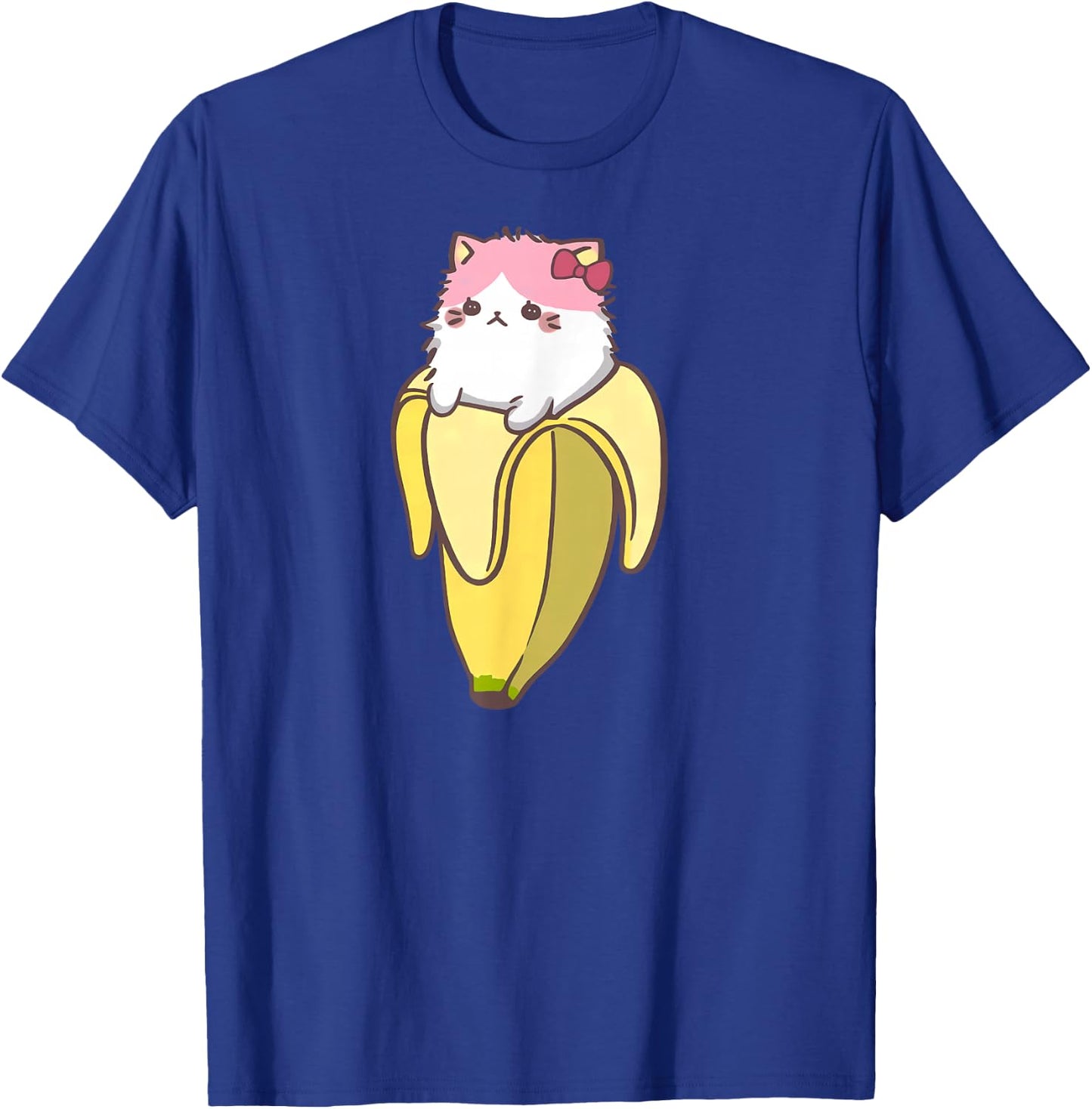 Banana Cat Funny Kawaii Bananya Gift Bday T-Shirt - T-Shirt | Royal