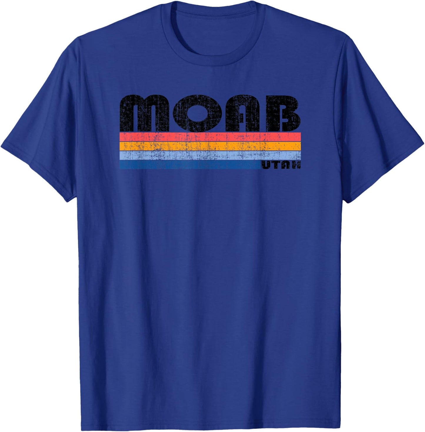 Vintage 70s 80s Style Moab, Utah T-Shirt - T-Shirt | Royal