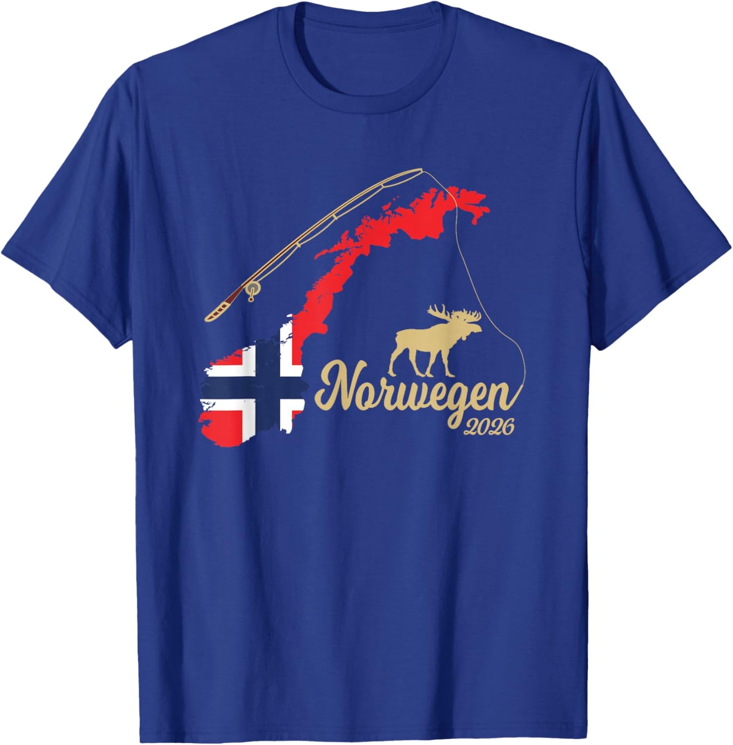 Norwegen 2026 Wildnis & Abenteuer T-Shirt - T-Shirt | Royal