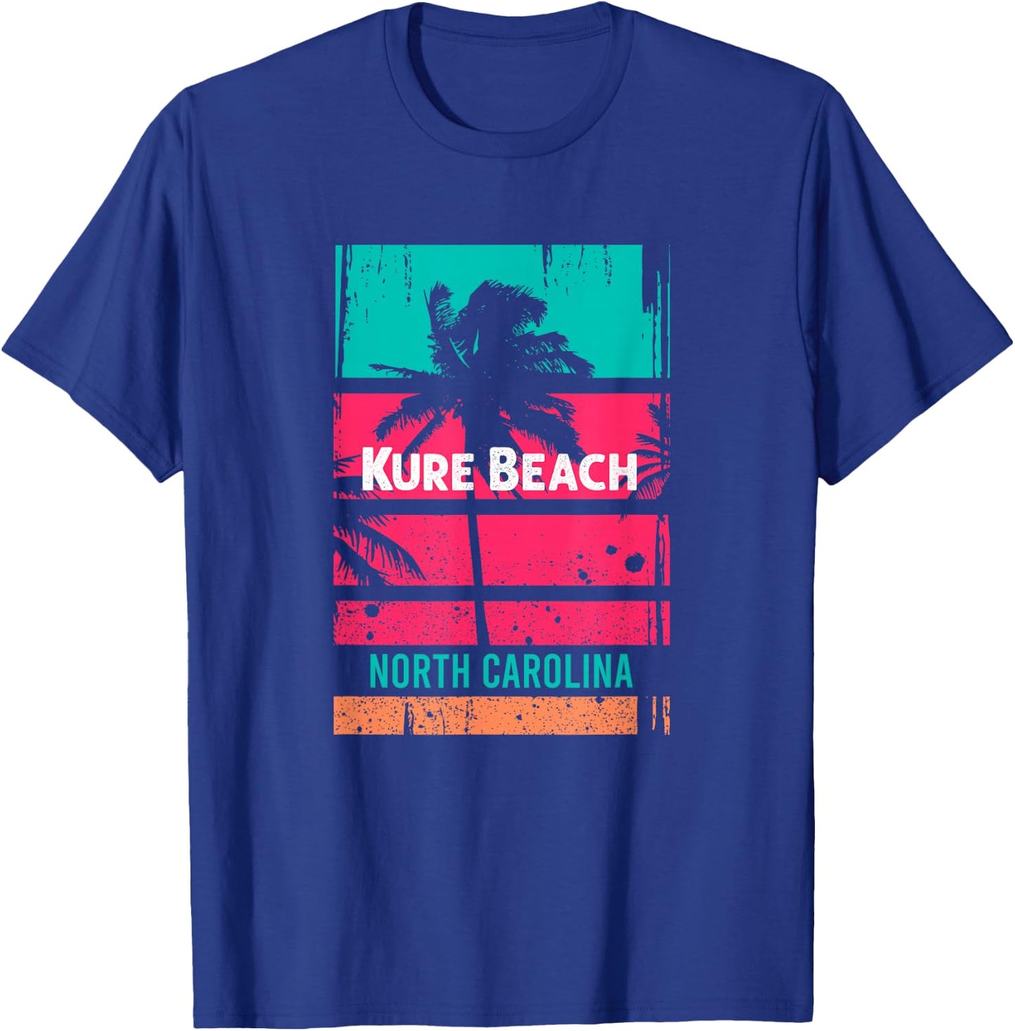 Kure Beach Souvenir - North Carolina Reminder Women Kids T-Shirt - T-Shirt | Royal