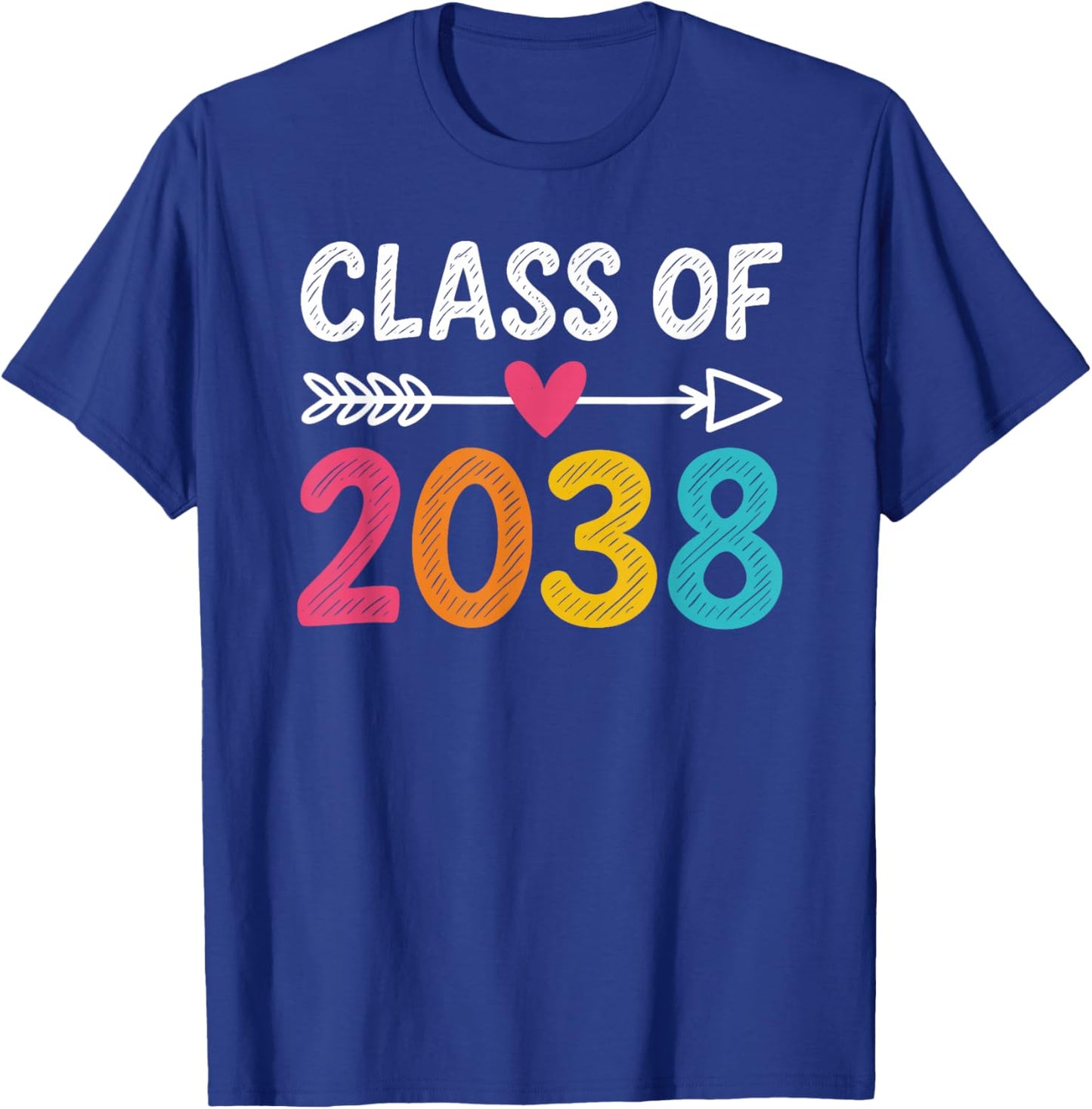 Class Of 2038 Kindergarten T-Shirt - T-Shirt | Royal