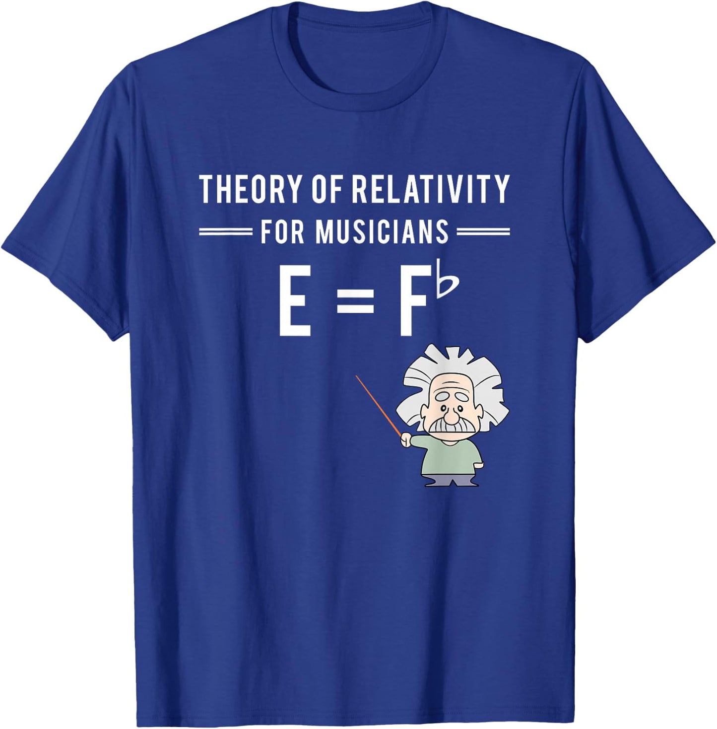 Theory Of Relativity For Musicians Classical Music Gift T-Shirt - T-Shirt | Royal