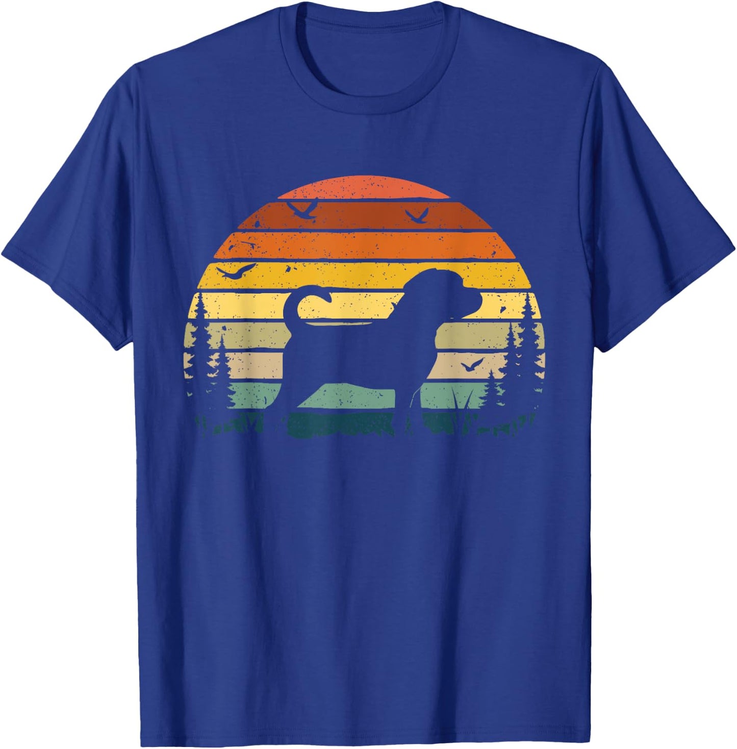 Puggle Vintage Retro Dog Pet Lover Gift Men Women Girls Kids T-Shirt - T-Shirt | Royal