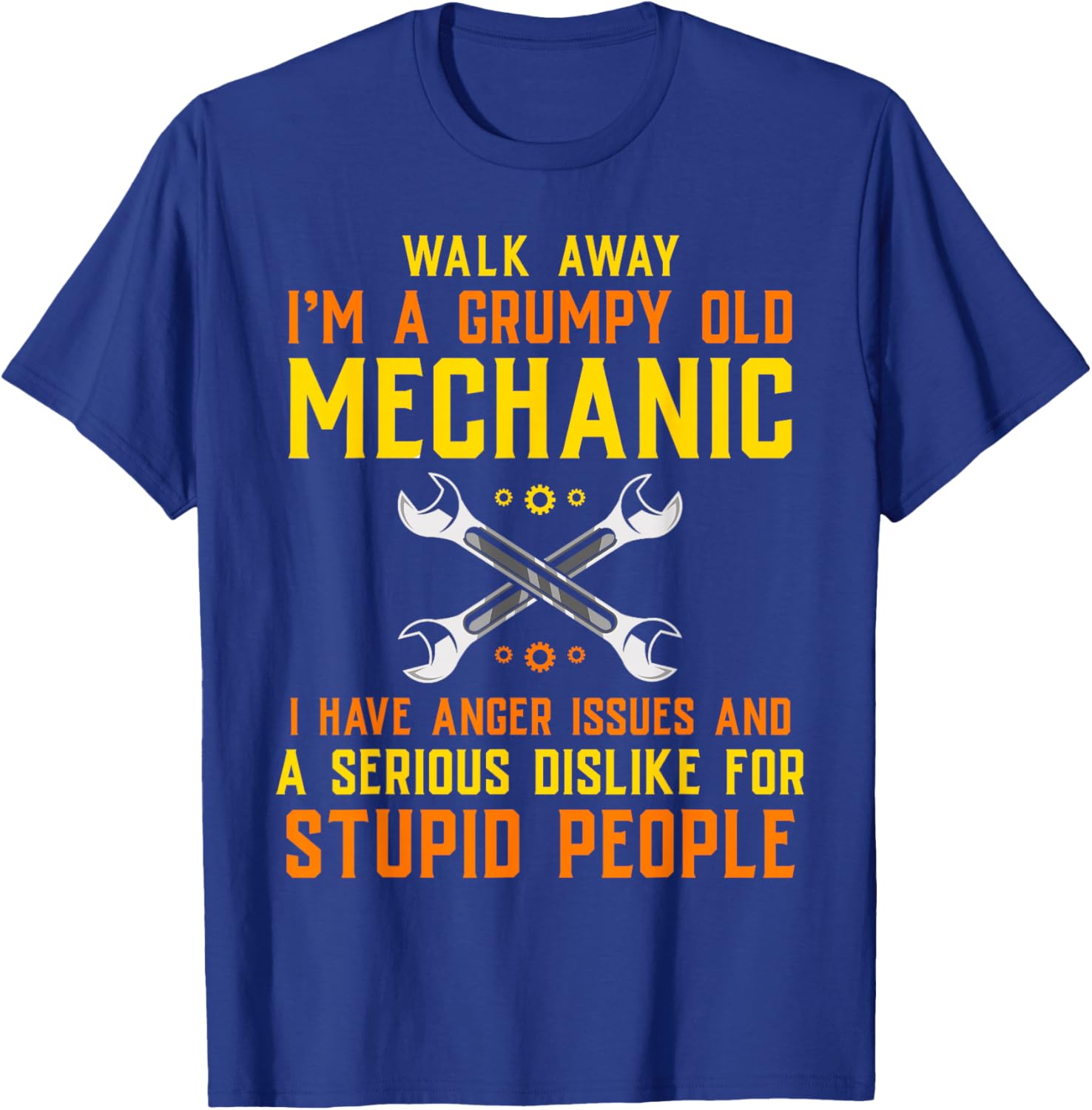 Mechanic Engineer Handyman Garage Repairman T-Shirt - T-Shirt | Royal