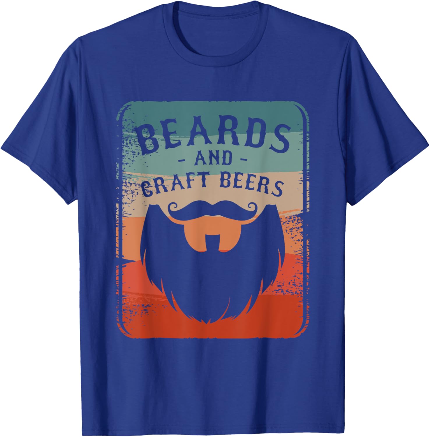 Beards And Craft Beers Homebrewing Brewing Beer Brewer T-Shirt - T-Shirt | Royal