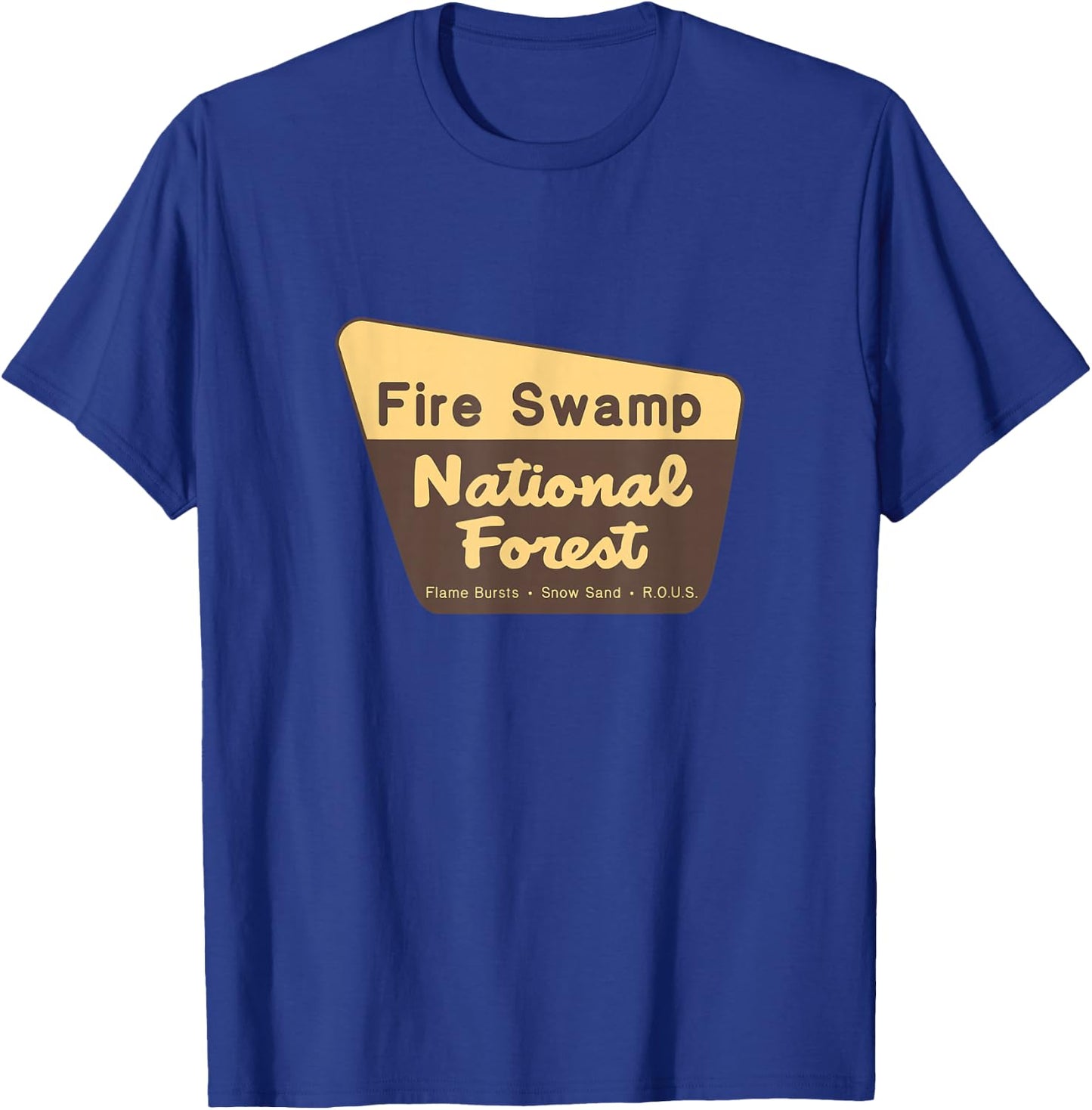 Fire Swamp National Forest [fictional] T-Shirt - T-Shirt | Royal