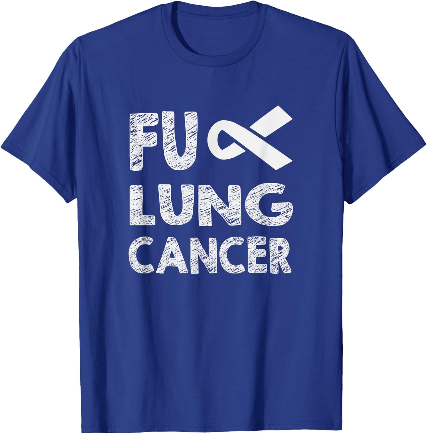 Fuck Lung Cancer T-Shirt - T-Shirt | Royal