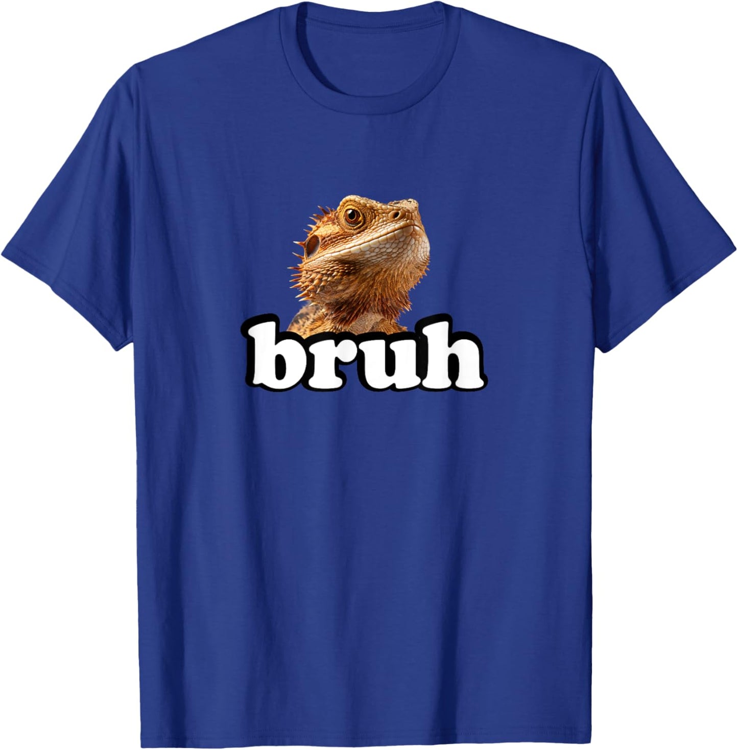 Tiny Dinosaur Bruh Bearded Dragon Lover T-Shirt - T-Shirt | Royal