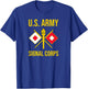 Army Signal Corps Branch USASC US T-Shirt - T-Shirt | Royal